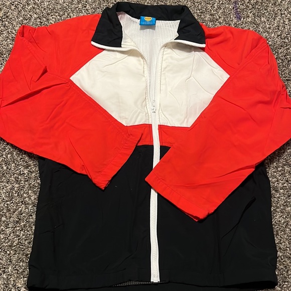 Vintage men’s on your mark windbreaker nylon jacket NWOT - Picture 2 of 4